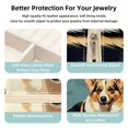 thumbnail image 3 of Corgi Travel Portable Square Decorative Box Jewelry Stand: All-in-One Earring Holder, Ring Keeper, Necklace & Bracelet Organizer - Storage Box for Girls and Women, 3 of 6