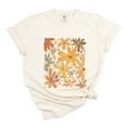 thumbnail image 6 of Fall Floral Glitter - Women's Garment Dyed Graphic T-Shirt, 6 of 20