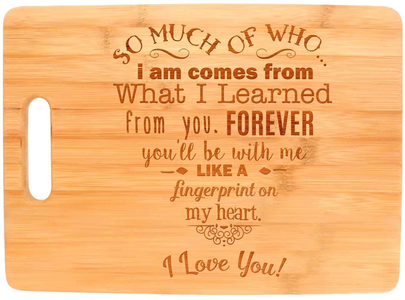 ThisWear Sentimental Gifts for Mom Mom You Are A Special Gift From Above  Poem Paddle Shaped Bamboo Cutting Board 