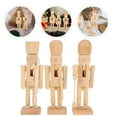 thumbnail image 2 of MasteelfCA 3pcs Christmas Ornaments Wooden Nutcracker Soldier Puppet (Random Pattern), 2 of 7