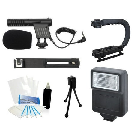 Starter Microphone Mic Camcorder Kit for Canon 6D