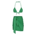 thumbnail image 4 of Daisyyozoid Womens Swimwear Clearance Bikini Split Bikini Three-piece Split Set, 4 of 4
