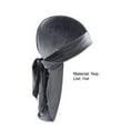 thumbnail image 7 of Mightlink Durag Cap Solid Color Ultra Soft Keep Warm Velvet Men Women Head Wrap with Long Tail for Winter, 7 of 7