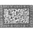 thumbnail image 1 of Ahgly Company Indoor Rectangle Animal Gray Traditional Area Rugs, 2' x 4', 1 of 1