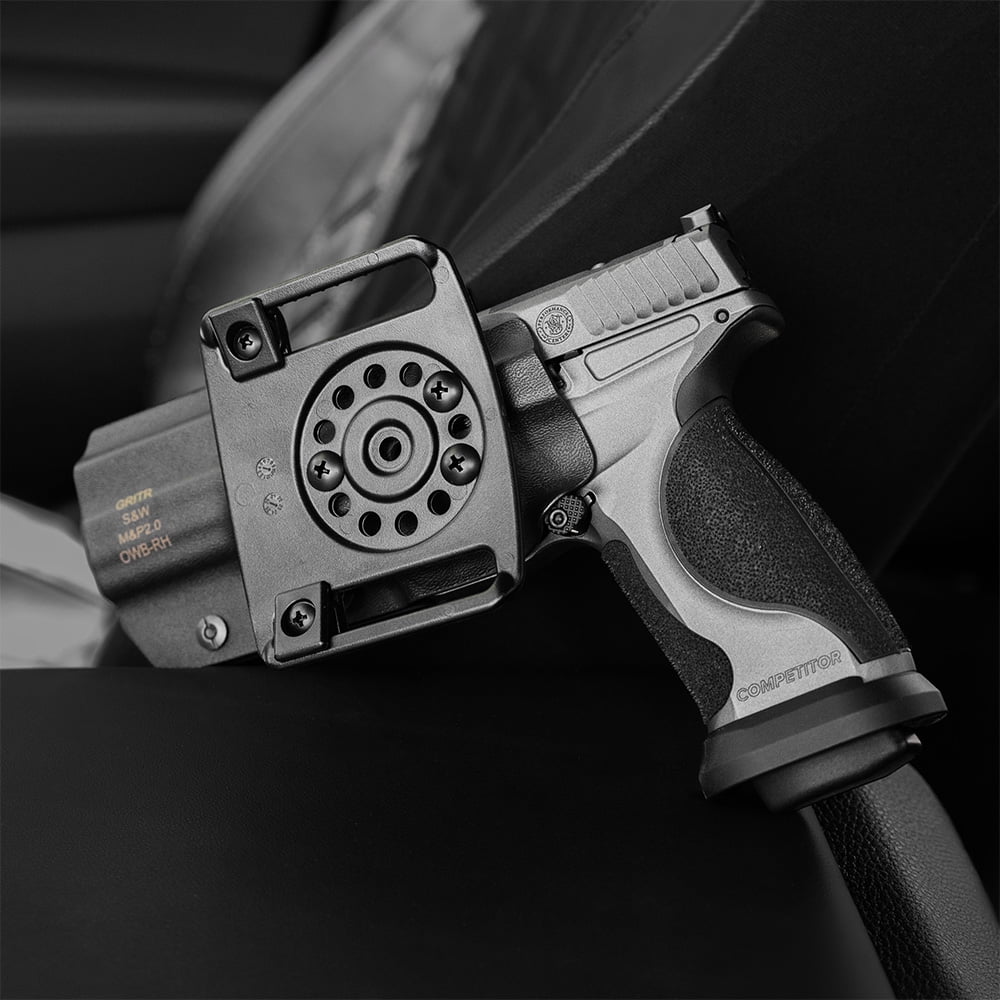 GRITR OWB Kydex Holster Fits Smith & Wesson M&P9 M2.0 COMPETITOR, Right Hand