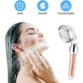 HALJEN Dry Brush Aromatherapy Filtered Massage Shower Shower Head