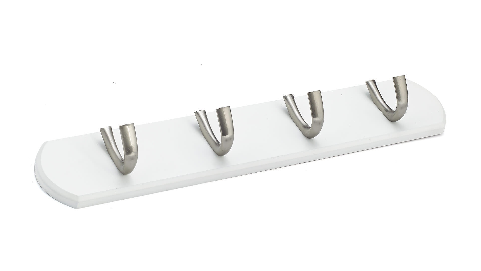 White/Chrome Finish Richelieu Hardware BP21530140 Contemporary Hook Rack White/Chrome Finish Richelieu Hardware BP21530140 Contemporary Hook Rack