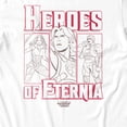 thumbnail image 3 of Masters Of The Universe Movie Heores Of Eternia Panels Men's T Shirt (White, S-XXXL), 3 of 4