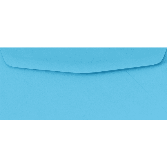 LUXPaper #10 Regular Envelopes, 4 1/8 x 9 1/2, Bright Blue, 250/Pack