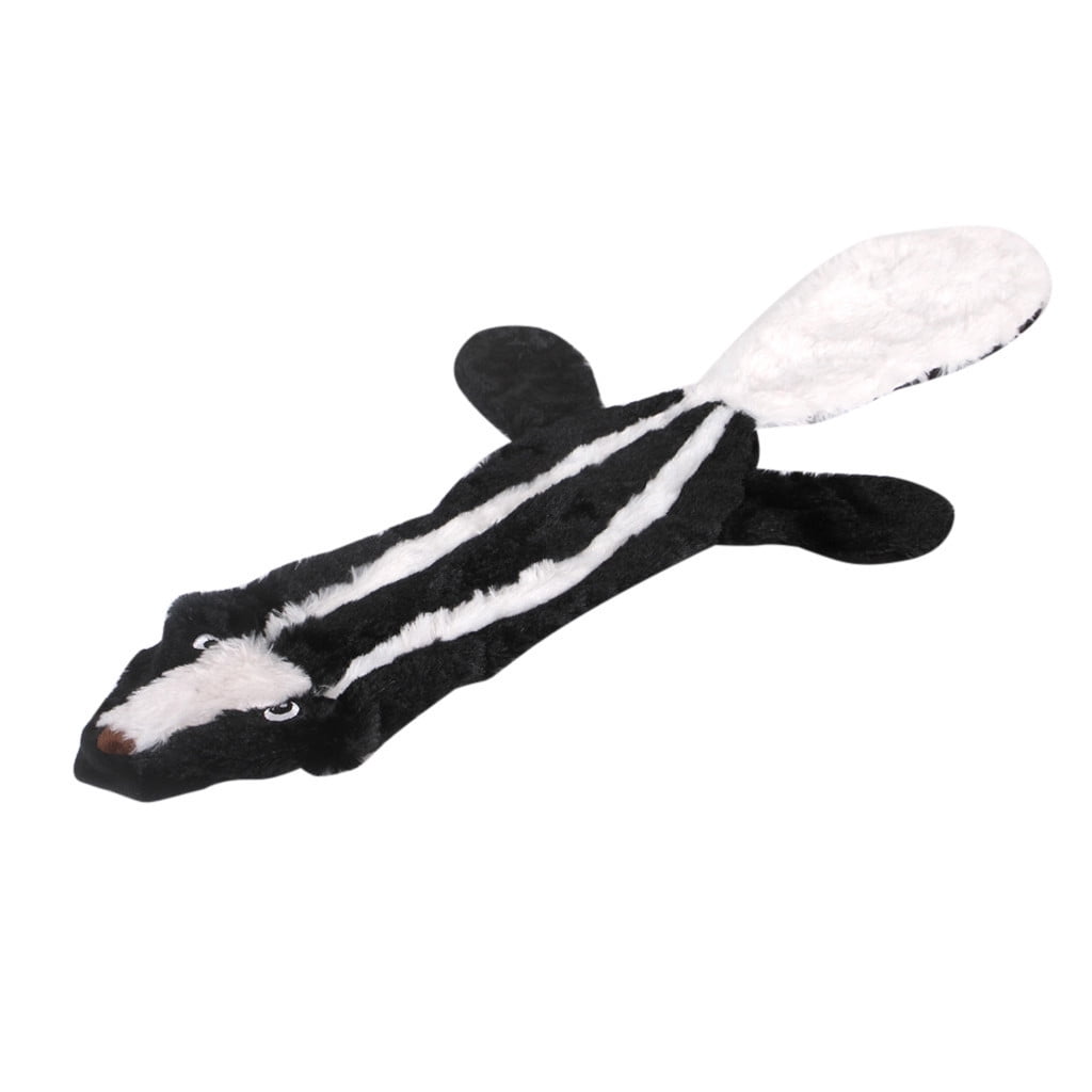 5 Pack Durable Squeaky Animal Chew Toys for Dogs Interactive Stuffing Free Pet