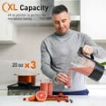 thumbnail image 5 of Power Stand Blender, 1200W Smoothie Blender with LED Touchscreen, 8 Presets, Dishwasher Safe - L18-P552U, 5 of 5