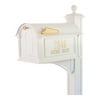 Personalized Balmoral Mailbox Side Plaques, Post Package