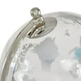 thumbnail image 6 of DecMode 9" Silver Globe with Glass Continents, 6 of 13