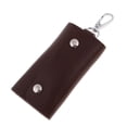 thumbnail image 3 of TISHITA Fashion Leather key pack Key Chain Key Holder Key Hook waist padlock bag brown, 3 of 8
