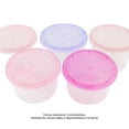 thumbnail image 1 of Prichos Contenedores Redondos de Plástico con 4 piezas de 700 ml ., 1 of 3