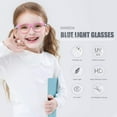 thumbnail image 4 of LNKOO nti Blue Light Glasses for Kids Computer Glasses,Silicone Goggles Soft Frame UV Protection Anti Glare Eyeglasses Computer Glasses Video Gaming Glasses (2 pks Pink-Green+Blue-Yellow), 4 of 7