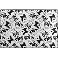 thumbnail image 4 of Dreamtimes French Bulldog Dog Non-Slip Area Rug 72"x48", Cute Soft Non Slip Washable Floor Mats for Indoor Front Porch,Living Room, Bedroom,Kitchen, 4 of 5