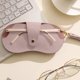 thumbnail image 4 of Estuche portátil colgante para gafas de sol con correa para la muñeca – Estuche para gafas de piel sintética con cierre a presión, soporte protector para gafas de sol y de lectura, ideal para, 4 of 6