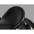 thumbnail image 5 of 15 In Western Horse Wade Saddle American Leather Ranch Roping Black Hilason, 5 of 8