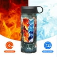 thumbnail image 6 of Pofeuu Vibrant Bouquet Waterfall Print 18oz Sports Insulated Kettle, Sports Bottle Water Bottles For Men Women For Gym Hiking Camping Running Mountain Bike Outdoor Sports, 6 of 8