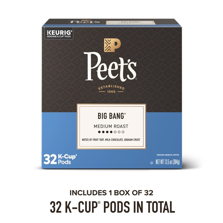 Peet's Coffee Big Bang Premium Medium Roast Single Serve Coffee