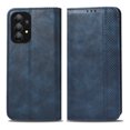 thumbnail image 2 of Compatible with Samsung Galaxy A73 5G Case Magnetic Closure Vintage Pattern PU Leather Wallet Cover with Card Slots-Blue, 2 of 5