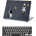 thumbnail image 1 of Laptop Skin for MacBook Pro 16 inch A2141 2020 2019 with Touch Bar & Touch ID, Plastic Laptop Hard Shell Protective Case & Keyboard Cover Skin for MacBook Pro 16 inch,Astronaut Rocket, 1 of 7
