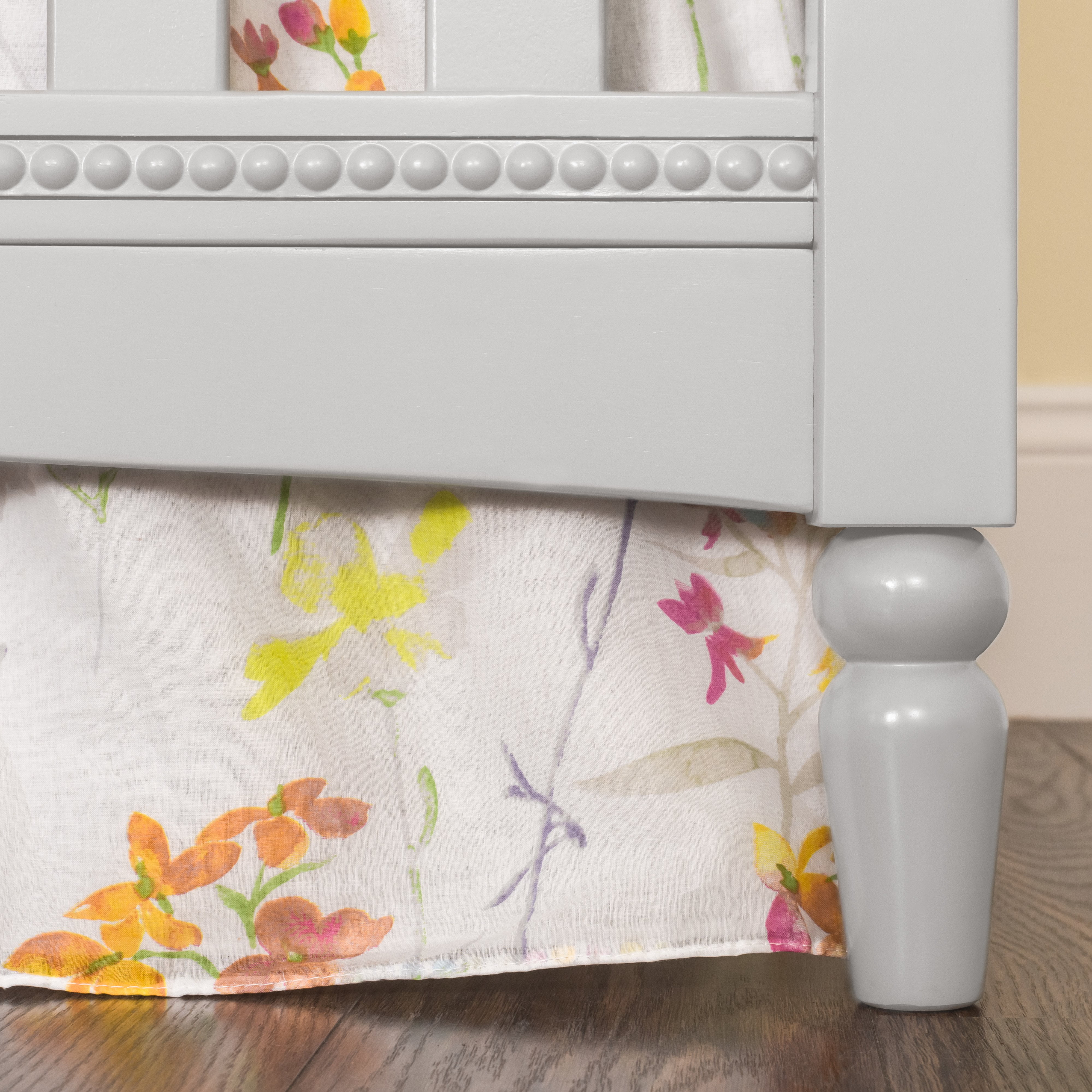 Stella 4-in-1 Convertible Baby Crib in Gentle Gray by Child Craft