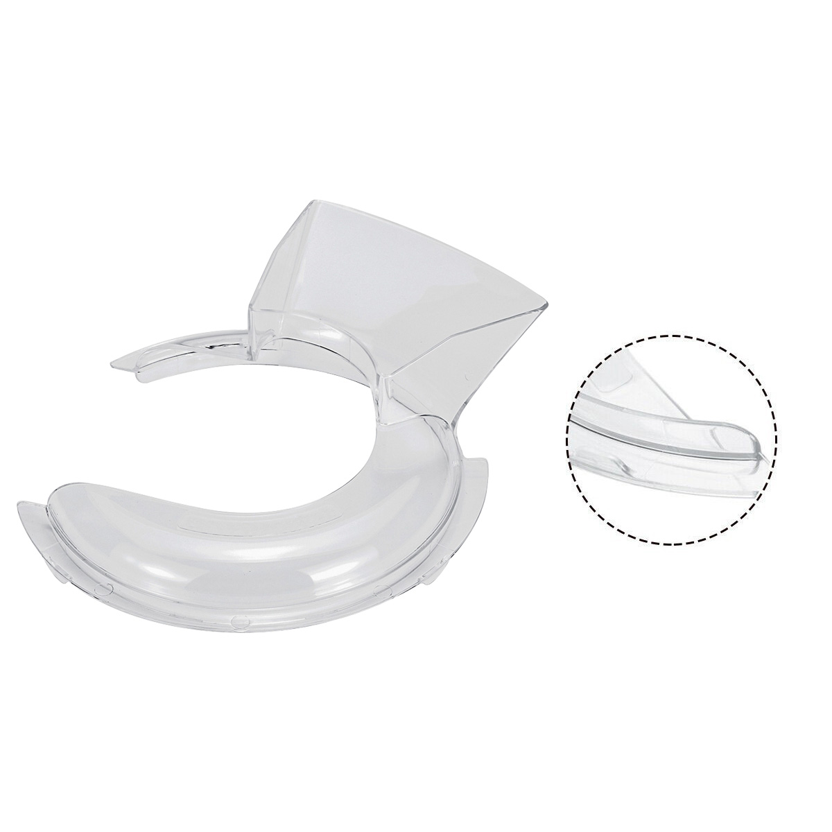 Dido Replacement Pouring Shield Splash Guard For Kitchenaid 4.5/5Qt Stand Mixers Ksm500Ps Ksm450 - image 4 of 8