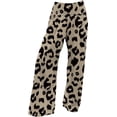 thumbnail image 2 of Tummy Control Women High Waisted Lounge Pants Casual Wide Leg Boho Trouser Summer Drawstring Sweatpants with Pocket, 2 of 4