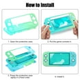 thumbnail image 6 of TSV Cover Case Fit for Nintendo Switch Lite, Hard PC Protective Case with Ergonomic Grip, Screen Protector, Thumb Grip Caps, Shockproof Anti-Scratch Non-Slip, 6 of 8