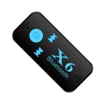 thumbnail image 2 of X6 Receptor de audio Bluetooth Manos libres para automóvil Tarjeta TF Reproductor de música Adaptador de micrófono AUX para vehículo Inevent DZ5355-00B, 2 of 7