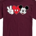 thumbnail image 3 of Mickey & Friends - Peace Love Mickey - Men's Short Sleeve Graphic T-Shirt, 3 of 5