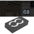 thumbnail image 4 of Hongkaii Solar Power LED House Number Light Doorplate Number Sign Light House Hotel Door Address Lights Plate with Large Font Design(Number 8) AZ725-34249, 4 of 9