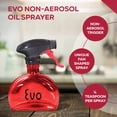 thumbnail image 4 of Evo Glass Oil Sprayer, Non-Aerosol for Olive Oil, Cooking Oils, and Vinegars, Red, 6-Ounce Capacity, 4 of 11