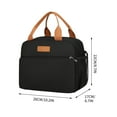 thumbnail image 2 of Lunch Box Lunch Bag for Women&Men, Leakproof, Insulated Lunch Box Tote with Large Capacity, Cooler Lunch Container for Work/Travel/Office (Black), 2 of 2