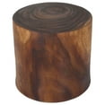 thumbnail image 3 of MP Stump Accent Table 19 in D Top x 20 in D Base x 18 in H Walnut, 3 of 6