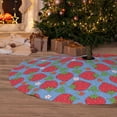 thumbnail image 6 of Sikiie Hand Drawn Strawberry 30-48 inches {designName} Print Christmas Tree Skirt Snowman Xmas Tree Skirt with Edge Christmas Decorations for Holiday Party36", 6 of 7