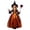Orange, variant on Huanglei Child Toddler Sleeveless Dress Hallowmas Holiday Party Performance Outfits (Purple 1)