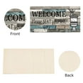 thumbnail image 5 of Wood Hanging Wall Decorations Door Wall Art with Welcome Please Seat Yourself Gray, 5 of 5