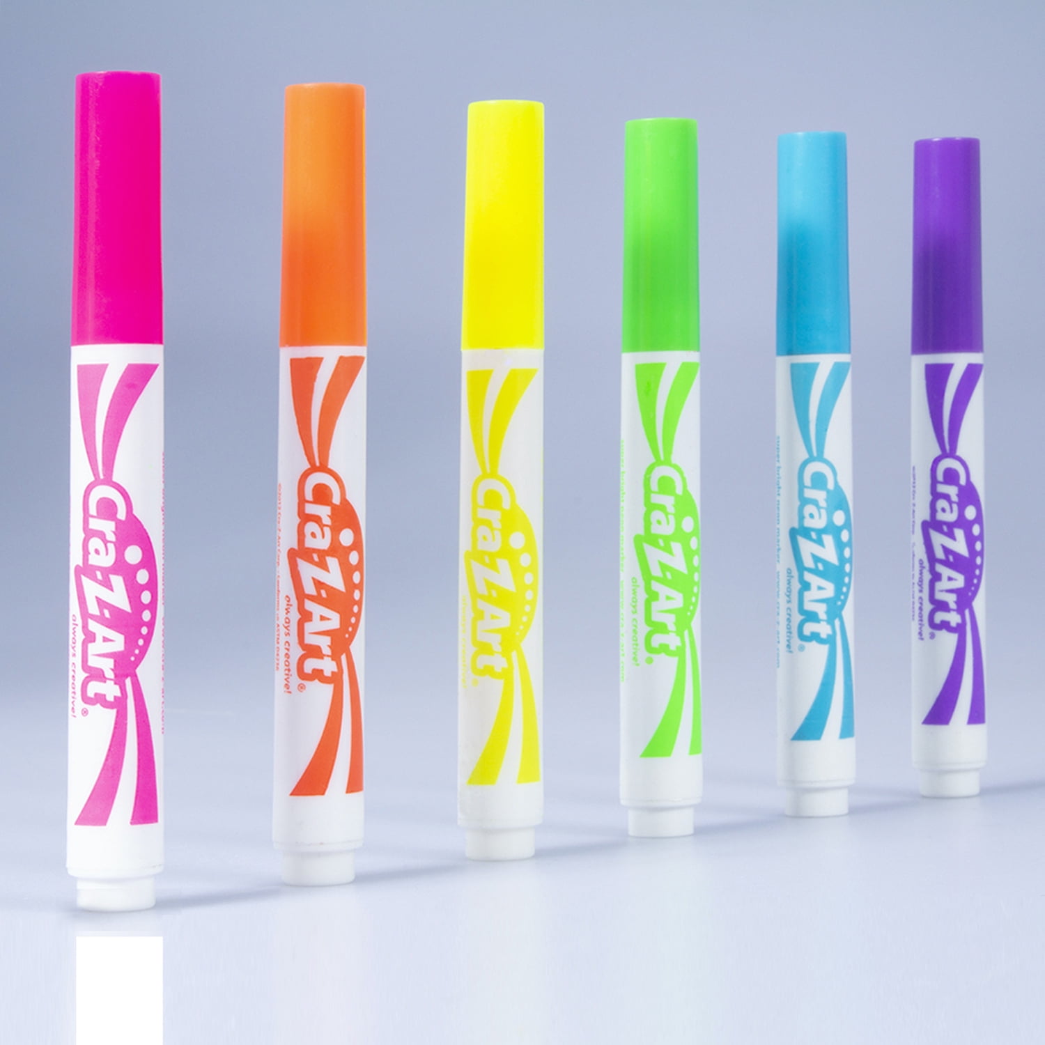 Cra-Z-Art Washable Marker Classroom Pack, Broadline, 8 Color, Pack of 200