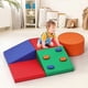 thumbnail image 3 of Set de 5 Bloques de Escalada de Espuma para Niños, Juguetes Impermeables y Ligeros para Gimnasio Infantil de Interiores, Fácil Limpieza, 3 of 6