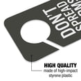 thumbnail image 2 of Don't Spread Germs Wash Your Hands Plastic Door Knob Hanger Sign, 2 of 6