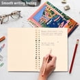 thumbnail image 4 of FORMRS 1-Subject Spiral Notebook 8" x 5" College Ruled 60 Refillable Sheet A5 Hard Cover, 2 Pack, Green Window, 4 of 7