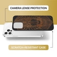 thumbnail image 6 of Case Yard Wooden Case for iPhone-12/12-Pro Soft TPU Silicone cover Slim Fit Shockproof Wood Protective Phone Cover for Girls Boys Men and Women Supports Wireless Charging Baboon Monkey Design, 6 of 7