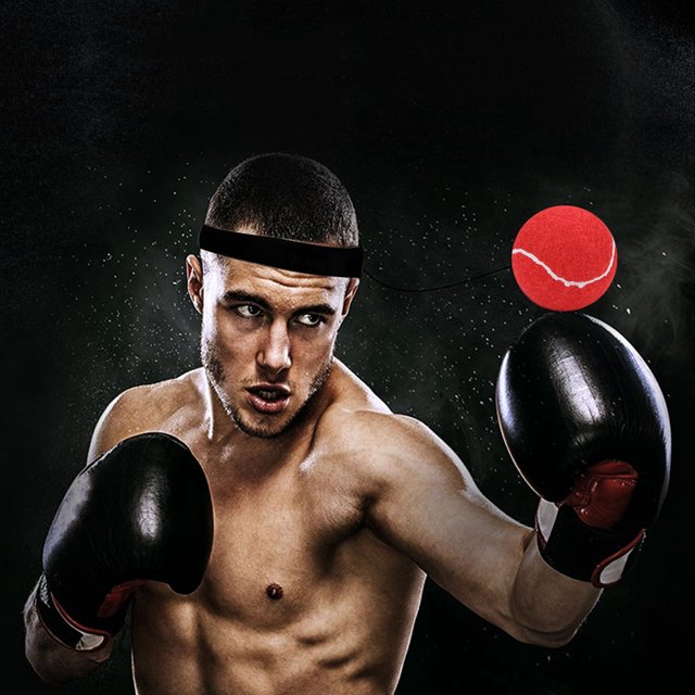 Banda para la cabeza de ejercicio de punzón duradero con bola para diadema de velocidad de boxeo ANGGREK Otros