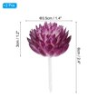 thumbnail image 2 of Uxcell Mini Artificial Succulents Unpotted Faux Succulent Picks Fake Succulent Plants Purple 2 Pack, 2 of 5