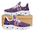 thumbnail image 1 of Zapatillas deportivas informales con diseño de bandera de EE. UU. para mujer, transpirables, con cordones, para caminar, con estampado de calavera y bandera estadounidense, 1 of 6