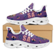 thumbnail image 1 of Zapatillas deportivas informales con diseño de bandera de EE. UU. para mujer, transpirables, con cordones, para caminar, con estampado de calavera y bandera estadounidense, 1 of 6