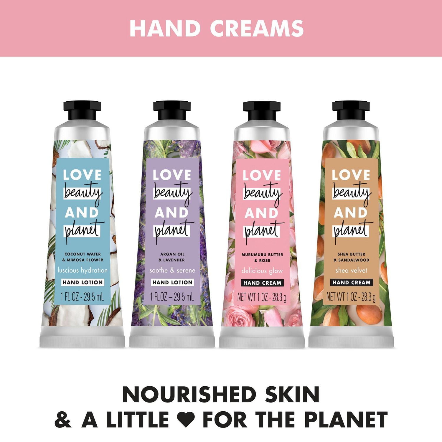 Love Beauty and Planet Muru Butter & Rose Oil Hand Cream